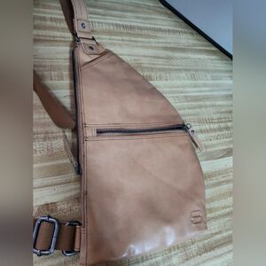 Spikes & Sparrow Leather Slingbag - Reese - Brandy Cognac Excellent Unused Cond